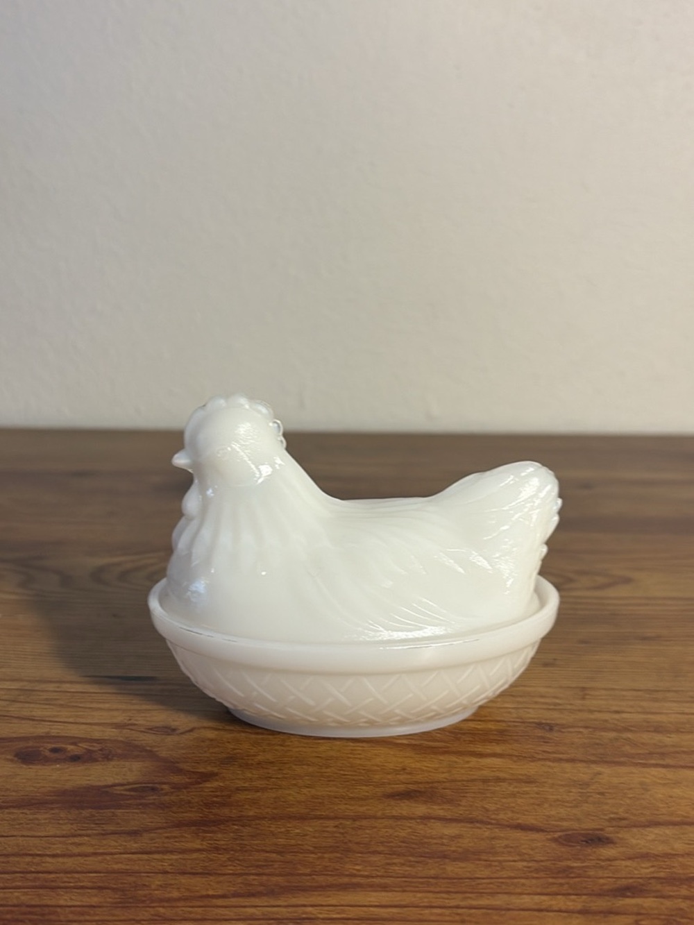 Hen on Nest Hazel Atlas